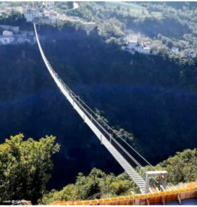 ponte tibetano di Sellano